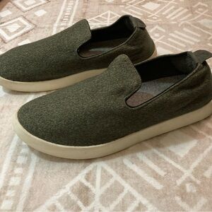 Allbirds Men's Merino Wool Forest Green Slip-On Soft Comfort Lounger Sz 10